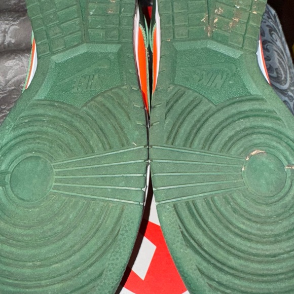 Orange and Green Nike Dunks - Picture 8 of 8